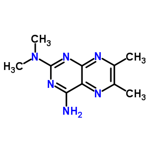 N,n,6,7-tetramethylpteridine-2,4-diamine Structure,19152-96-6Structure