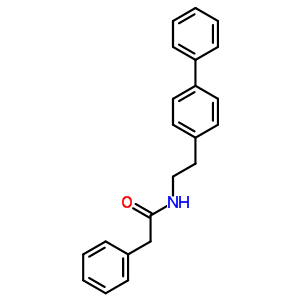 2-Phenyl-n-[2-(4-phenylphenyl)ethyl]acetamide Structure,19177-57-2Structure