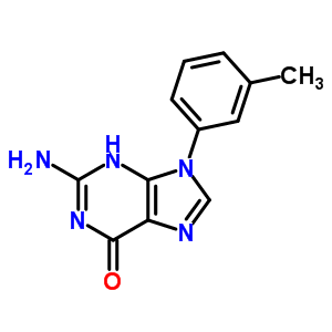 2-Amino-9-(3-methylphenyl)-3h-purin-6-one Structure,19188-45-5Structure