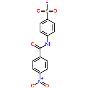 Benzenesulfonyl fluoride, 4-[(4-nitrobenzoyl)amino]- Structure,19188-68-2Structure