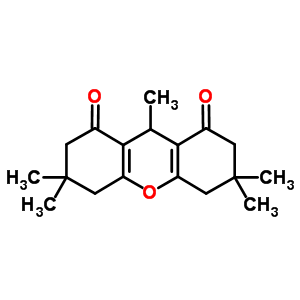 3,3,6,6,9-Pentamethyl-4,5,7,9-tetrahydro-2h-xanthene-1,8-dione Structure,19225-63-9Structure