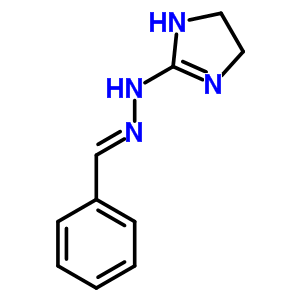 N-(benzylideneamino)-4,5-dihydro-1h-imidazol-2-amine Structure,1924-90-9Structure