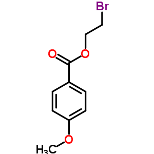 Benzoic acid,4-methoxy-, 2-bromoethyl ester Structure,19263-28-6Structure