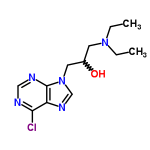 1-(6-Chloropurin-9-yl)-3-diethylamino-propan-2-ol Structure,19271-01-3Structure