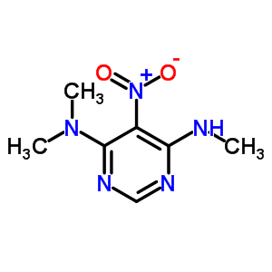 4,6-Pyrimidinediamine,n4,n4,n6-trimethyl-5-nitro- Structure,1928-70-7Structure