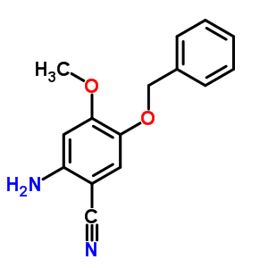 2-Amino-5-(benzyloxy)-4-methoxybenzonitrile Structure,192869-57-1Structure