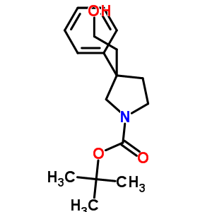 Tert-butyl 3-(2-hydroxyethyl)-3-phenylpyrrolidine-1-carboxylate Structure,192940-81-1Structure