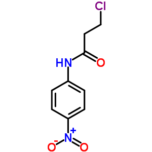 3-Chloro-n-(4-nitrophenyl)propanamide Structure,19313-88-3Structure