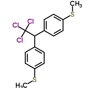 Ethane, 2,2-bis(p-(methylthio)phenyl)-1,1,1-trichloro- Structure,19679-38-0Structure