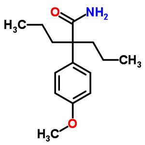 2-(4-Methoxyphenyl)-2-propyl-pentanamide Structure,19736-82-4Structure