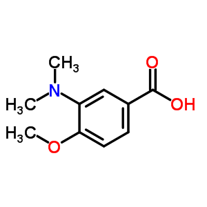 3-(Dimethylamino)-4-methoxybenzoic acid Structure,197500-33-7Structure