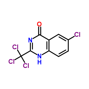 6-Chloro-2-(trichloromethyl)-1h-quinazolin-4-one Structure,19806-86-1Structure