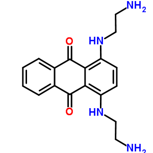 9, 10-Anthracenedione, 1,4-bis[ (2-aminoethyl)amino]- Structure,19853-95-3Structure