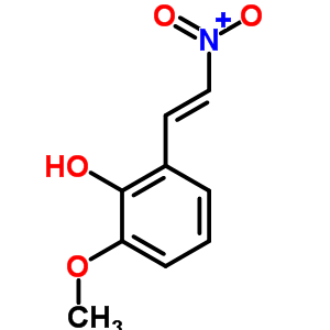 2-Methoxy-6-[(e)-2-nitroethenyl]phenol Structure,1986-06-7Structure