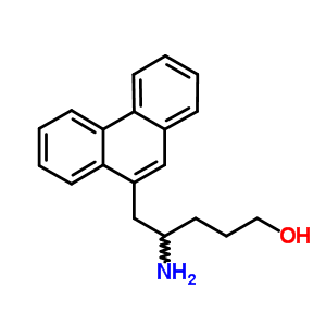 9-Phenanthrenepentanol,d-amino- Structure,19893-74-4Structure