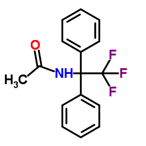 Acetamide,n-(2,2,2-trifluoro-1,1-diphenylethyl)- Structure,1995-76-2Structure