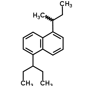 1-Butan-2-yl-5-pentan-3-yl-naphthalene Structure,19990-07-9Structure