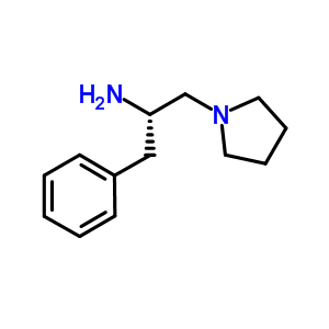 (S)-2-苯基-1-吡咯烷-1-甲基乙胺結(jié)構(gòu)式_200267-75-0結(jié)構(gòu)式