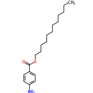 Benzoic acid, 4-amino-, dodecyl ester Structure,20043-94-1Structure