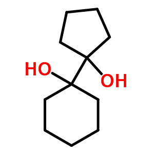 Cyclohexanol,1-(1-hydroxycyclopentyl)- Structure,20170-99-4Structure