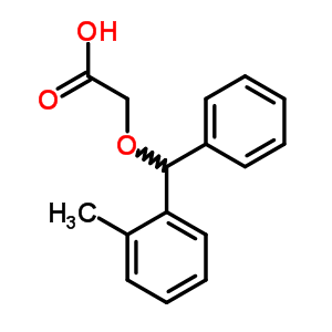 (Phenyl-o-tolyl-methoxy)-acetic acid Structure,20263-93-8Structure