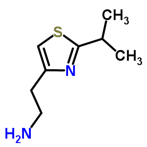 2-(2-異丙基-1,3-噻唑-4-基)乙胺雙鹽酸鹽結(jié)構(gòu)式_202817-08-1結(jié)構(gòu)式