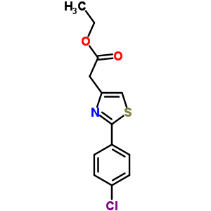 Ethyl 2-(2-(4-chlorophenyl)thiazol-4-yl)acetate Structure,20287-70-1Structure