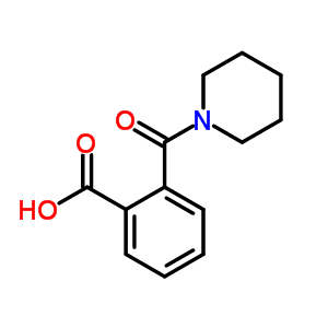 2-(1-Piperidinylcarbonyl)benzoic acid Structure,20320-44-9Structure