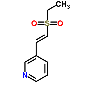 3-[(E)-2-乙基磺酰基乙烯]吡啶結(jié)構(gòu)式_20323-31-3結(jié)構(gòu)式