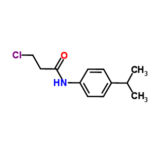 3-Chloro-n-(4-isopropylphenyl)propanamide Structure,20331-13-9Structure