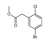 Methyl2-(5-bromo-2-chlorophenyl)acetate Structure,203314-33-4Structure