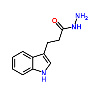 3-(1H-indol-3-yl)-propionic acid hydrazide Structure,20401-90-5Structure