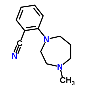 2-(Hexahydro-4-methyl-1h-1,4-diazepin-1-yl)-benzonitrile Structure,204078-93-3Structure