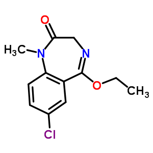 7-Chloro-5-ethoxy-1-methyl -1h-1,4-benzodiazepin-2(3h)-oneStructure,20430-79-9Structure 7-Chloro-5-ethoxy-1-methyl -1h-1,4-benzodiazepin-2(3h)-one Structure,20430-79-9Structure