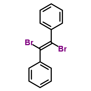 (E)-1,2-二溴-1,2-二苯基乙烯結(jié)構(gòu)式_20432-10-4結(jié)構(gòu)式