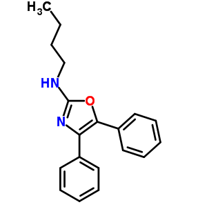 2-(Butylamino)-4,5-diphenyloxazole Structure,20503-68-8Structure