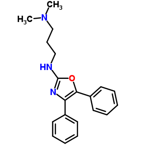 N’-(4,5-diphenyl -2-oxazolyl )-n,n-dimethyl -1,3-propanediamine Structure,20503-85-9Structure