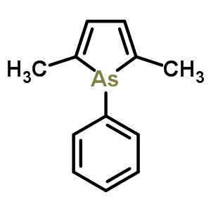 2,5-Dimethyl-1-phenyl-1h-arsole Structure,20527-10-0Structure