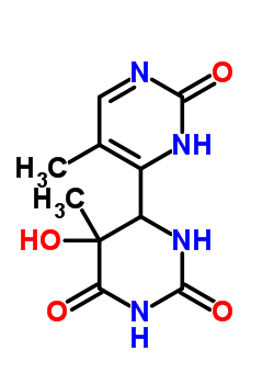 5-Hydroxy-6-(4-(5’-methylpyrimidine-2’-one)dihydrothymine) Structure,20545-93-1Structure