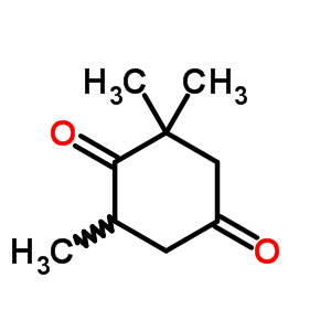 2,2,6-Trimethyl-1,4-cyclohexanedione Structure,20547-99-3Structure