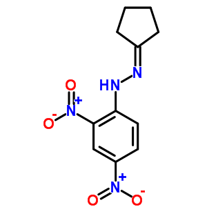 N-(cyclopentylideneamino)-2,4-dinitro-aniline Structure,2057-87-6Structure