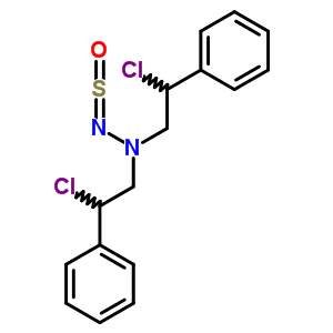 2-Chloro-n-(2-chloro-2-phenyl-ethyl)-2-phenyl-n-(sulfinylamino)ethanamine Structure,20570-07-4Structure