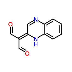 2-(2-喹噁啉)丙二醛結(jié)構(gòu)式_205744-84-9結(jié)構(gòu)式