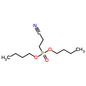 3-Dibutoxyphosphorylpropanenitrile Structure,20580-37-4Structure