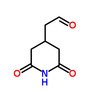 3-(Formylmethyl)glutarimide Structure,2066-88-8Structure