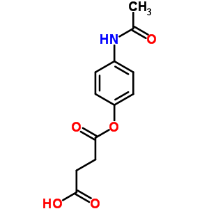 4-(4-Acetamidophenoxy)-4-oxo-butanoic acid Structure,20675-25-6Structure