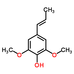 Phenol ,2,6-dimethoxy-4-(1e)-1-propenyl - Structure,20675-95-0Structure