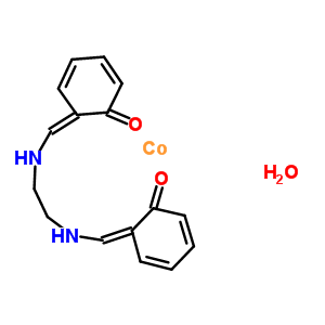 N,n-bis-(salicylidene)ethylenediamino cobalt (ii) hydrate Structure,207124-68-3Structure