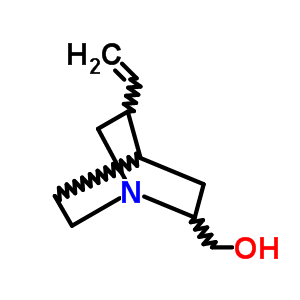 (1S,2S,5S)-2-(羥基甲基)-5-乙烯基奎寧環(huán)結(jié)構(gòu)式_207129-35-9結(jié)構(gòu)式