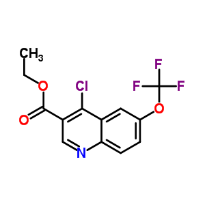 Ethyl 4-chloro-6-(trifluoromethoxy)quinoline-3-carboxylate Structure,207231-23-0Structure